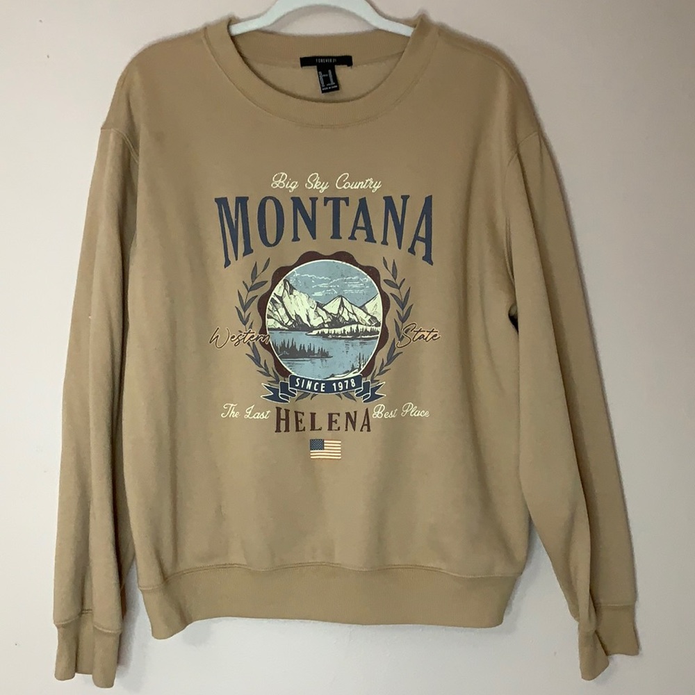 NWOT Montana Forever 21 crewneck sweater